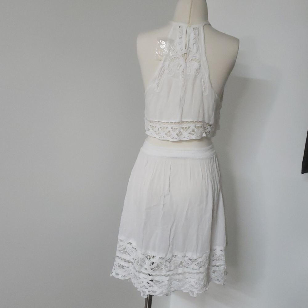Free people two pieces mini skirt healter set - Picture 9 of 9